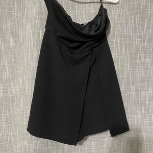 womens she and sky black romper